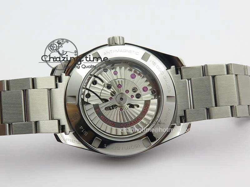 Aqua Terra “James Bond” SS V6F 1:1 Best Edition Blue Textured Dial On SS Bracelet A8500