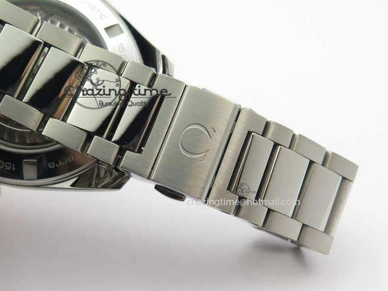 Aqua Terra “James Bond” SS V6F 1:1 Best Edition Blue Textured Dial On SS Bracelet A8500