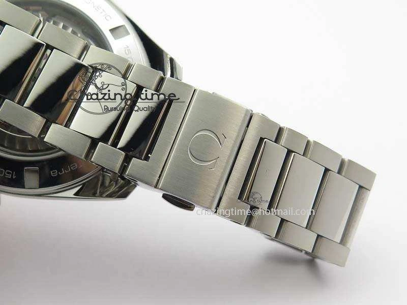 Aqua Terra “James Bond” SS V6F 1:1 Best Edition Blue Textured Dial On SS Bracelet A8500