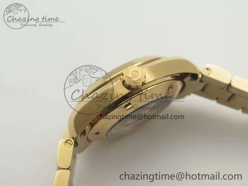 Aqua Terra Ladies 35mm RG V6F Best Edition Brown Dial On RG Bracelet A8520