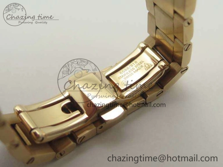Aqua Terra Ladies 35mm RG V6F Best Edition Brown Dial On RG Bracelet A8520