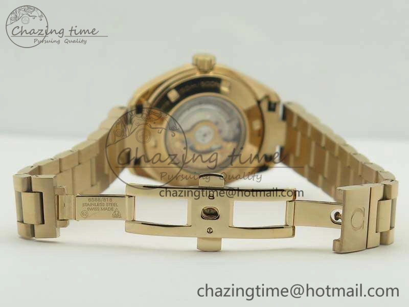 Aqua Terra Ladies 35mm RG V6F Best Edition Brown Dial On RG Bracelet A8520