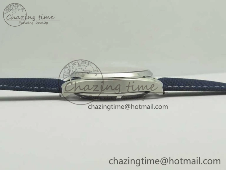 Aqua Terra Master Ryder Cup Edition VSF 1:1 Best Edition White Textured Dial on Blue Nylon Strap A8500 Super Clone