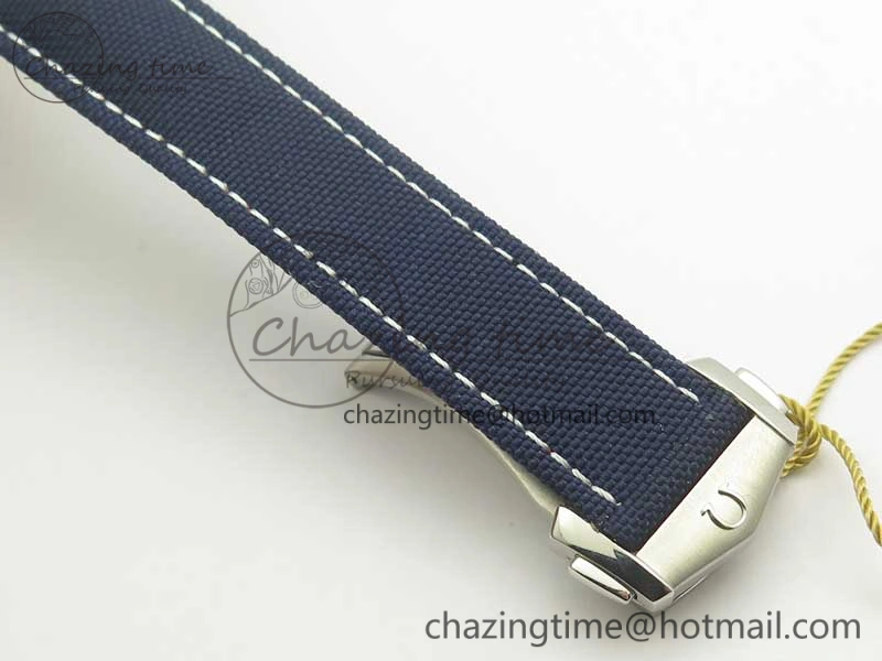 Aqua Terra Master Ryder Cup Edition VSF 1:1 Best Edition White Textured Dial on Blue Nylon Strap A8500 Super Clone
