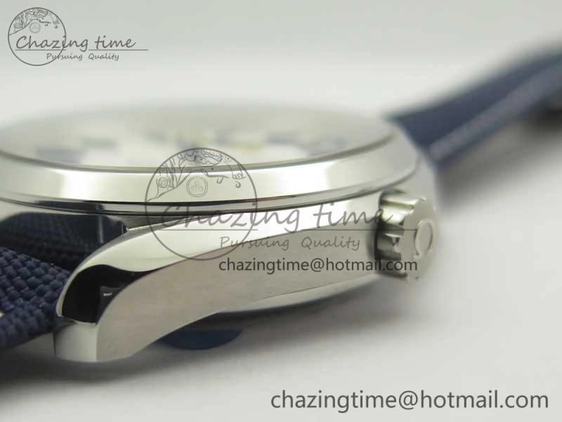 Aqua Terra Master Ryder Cup Edition VSF 1:1 Best Edition White Textured Dial on Blue Nylon Strap A8500 Super Clone