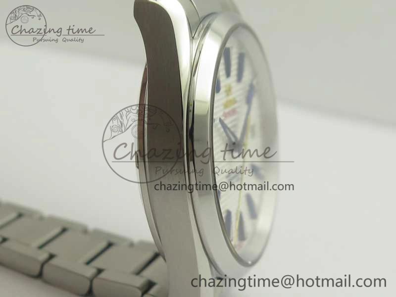 Aqua Terra Master Ryder Cup Edition VSF 1:1 Best Edition White Textured Dial on SS Bracelet A8500 Super Clone