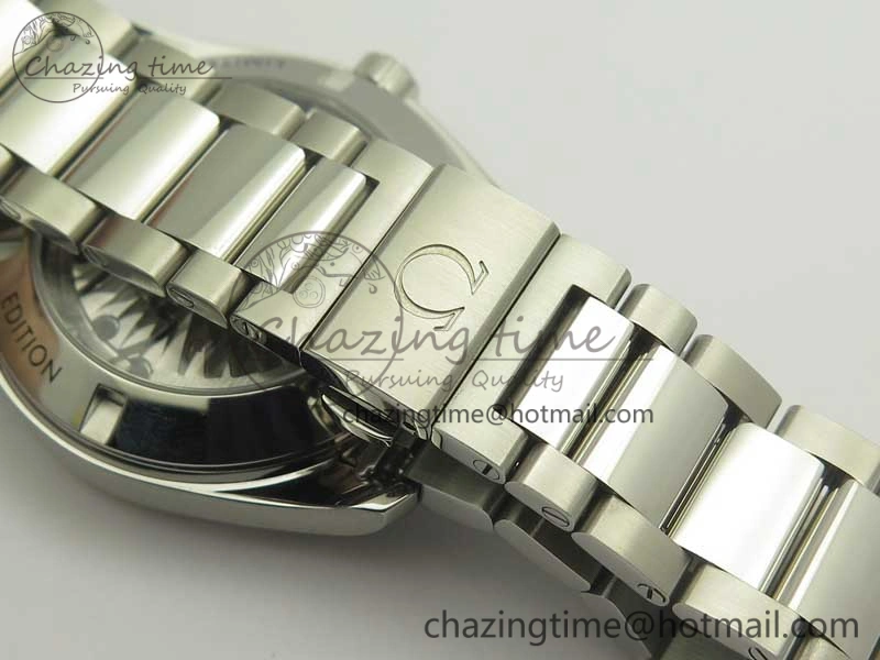 Aqua Terra Master Ryder Cup Edition VSF 1:1 Best Edition White Textured Dial on SS Bracelet A8500 Super Clone