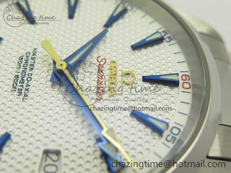 Aqua Terra Master Ryder Cup Edition VSF 1:1 Best Edition White Textured Dial on SS Bracelet A8500 Super Clone