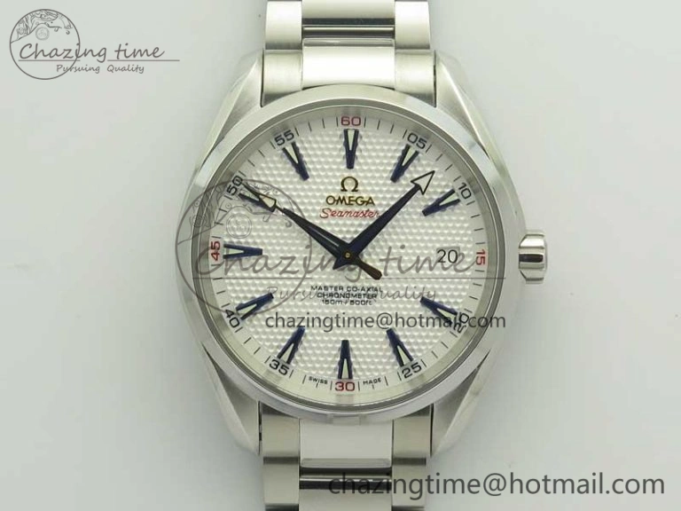 Aqua Terra Master Ryder Cup Edition VSF 1:1 Best Edition White Textured Dial on SS Bracelet A8500 Super Clone