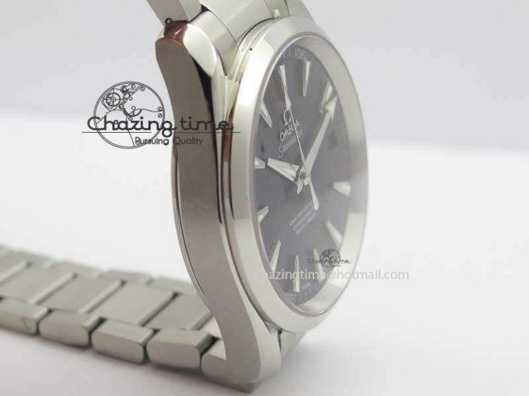 Aqua Terra ‘PyeongChang 2018’ JHF Best Edition Black Dial On SS Bracelet A8500