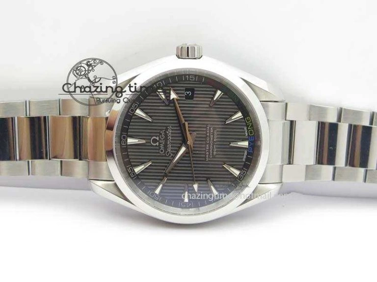 Aqua Terra ‘PyeongChang 2018’ JHF Best Edition Black Dial On SS Bracelet A8500