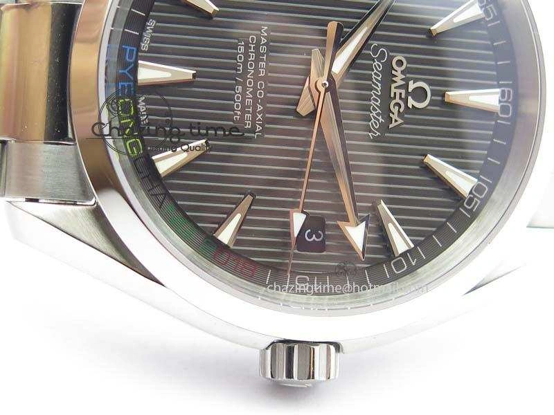 Aqua Terra ‘PyeongChang 2018’ JHF Best Edition Black Dial On SS Bracelet A8500