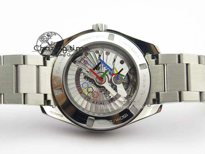 Aqua Terra ‘PyeongChang 2018’ JHF Best Edition Blue Dial On SS Bracelet A8500