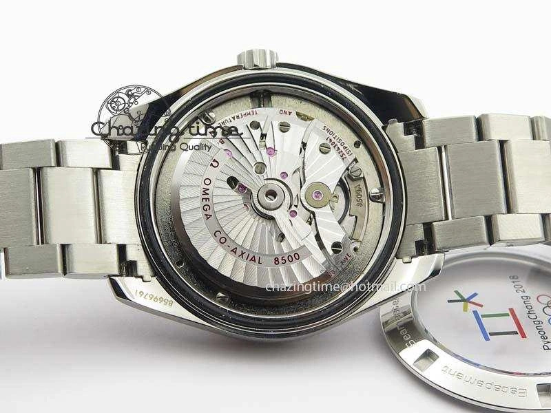 Aqua Terra ‘PyeongChang 2018’ JHF Best Edition Blue Dial On SS Bracelet A8500