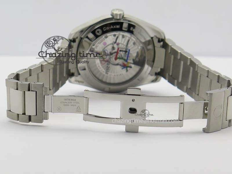 Aqua Terra ‘PyeongChang 2018’ JHF Best Edition Blue Dial On SS Bracelet A8500