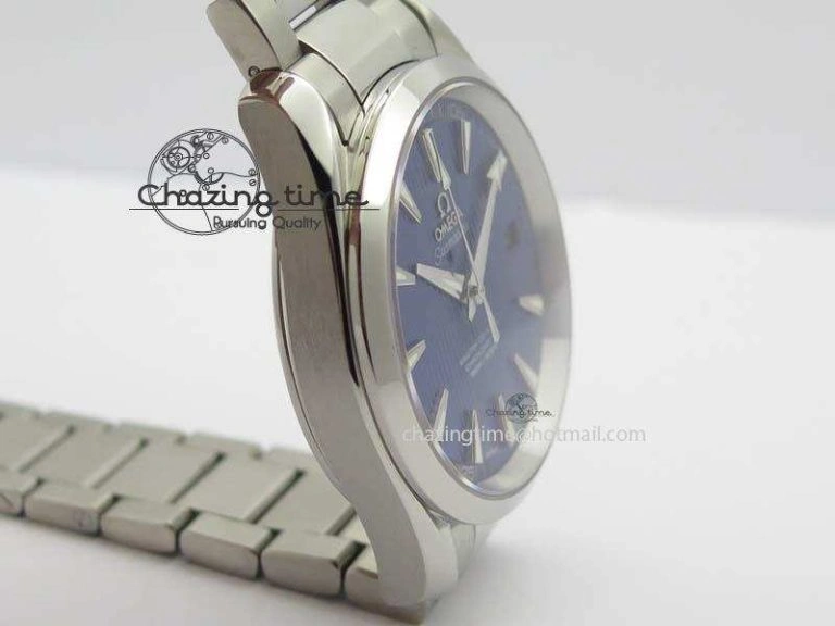 Aqua Terra ‘PyeongChang 2018’ JHF Best Edition Blue Dial On SS Bracelet A8500