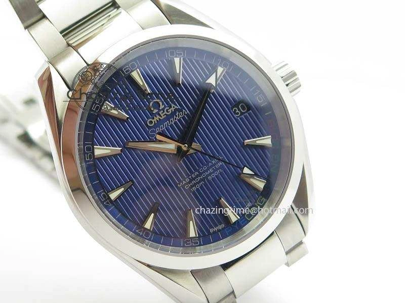 Aqua Terra ‘PyeongChang 2018’ JHF Best Edition Blue Dial On SS Bracelet A8500