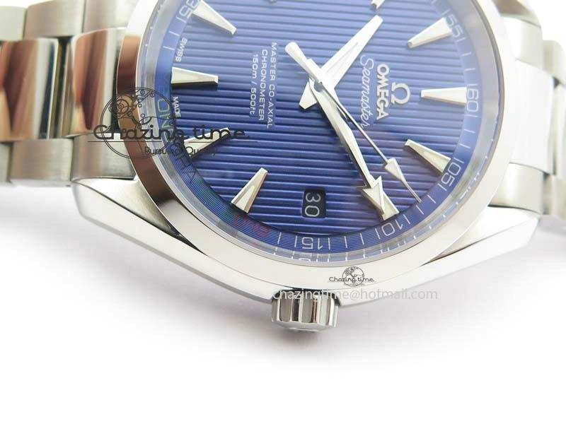 Aqua Terra ‘PyeongChang 2018’ JHF Best Edition Blue Dial On SS Bracelet A8500