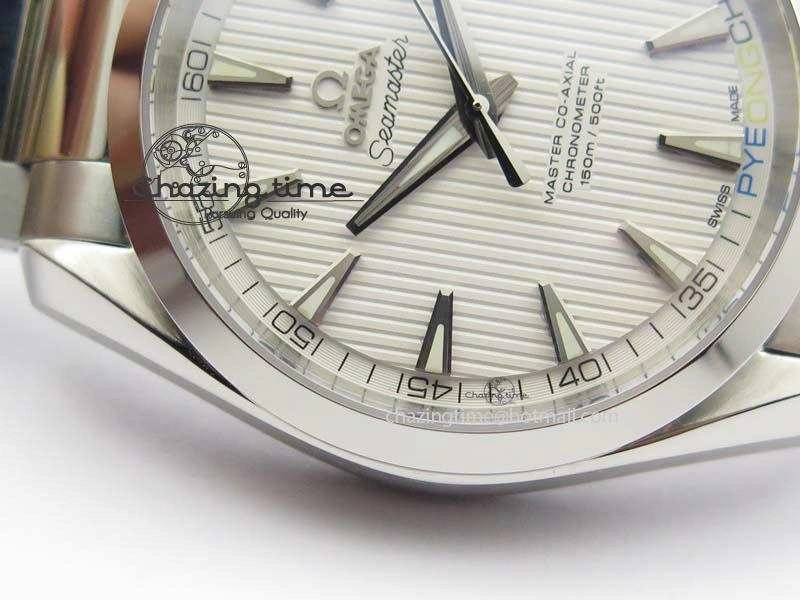 Aqua Terra ‘PyeongChang 2018’ JHF Best Edition White Dial On SS Bracelet A8500
