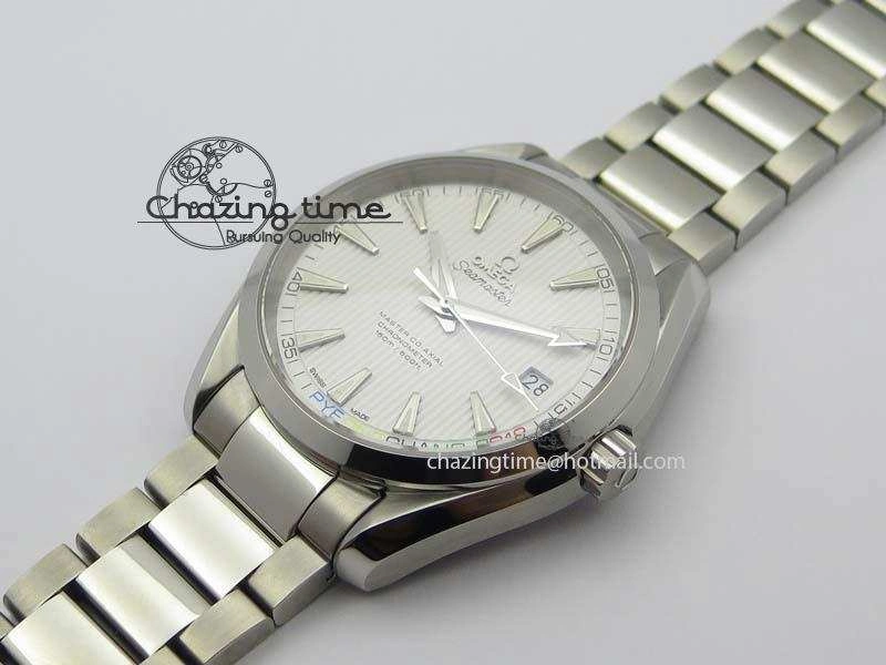 Aqua Terra ‘PyeongChang 2018’ JHF Best Edition White Dial On SS Bracelet A8500