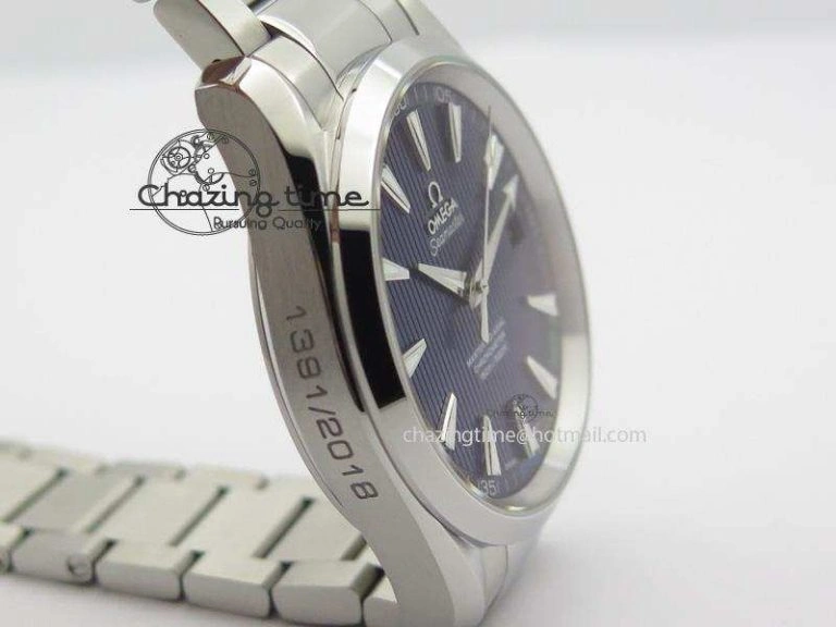 Aqua Terra ‘PyeongChang 2018’ V6F Best Edition Blue Dial On SS Bracelet A8500