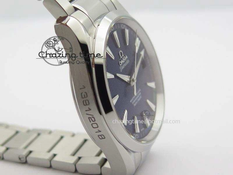 Aqua Terra ‘PyeongChang 2018’ V6F Best Edition Blue Dial On SS Bracelet A8500