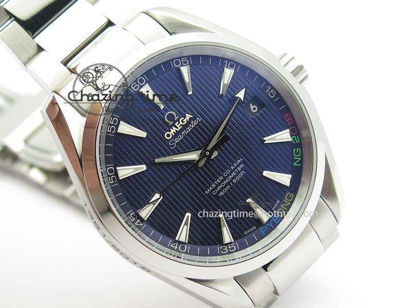 Aqua Terra ‘PyeongChang 2018’ V6F Best Edition Blue Dial On SS Bracelet A8500