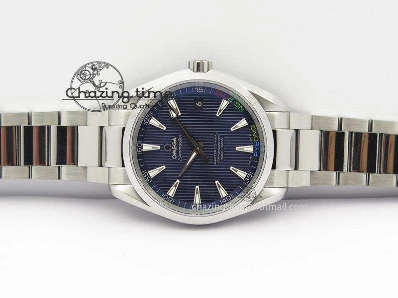 Aqua Terra ‘PyeongChang 2018’ V6F Best Edition Blue Dial On SS Bracelet A8500