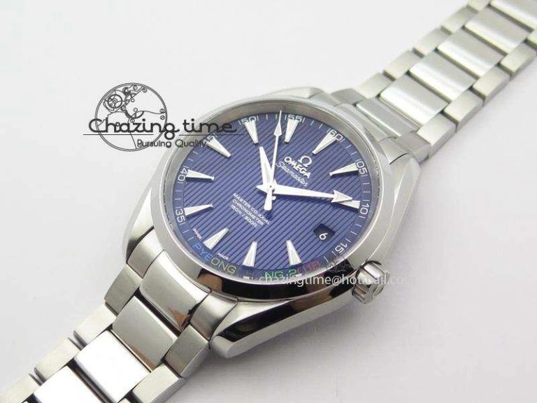 Aqua Terra ‘PyeongChang 2018’ V6F Best Edition Blue Dial On SS Bracelet A8500