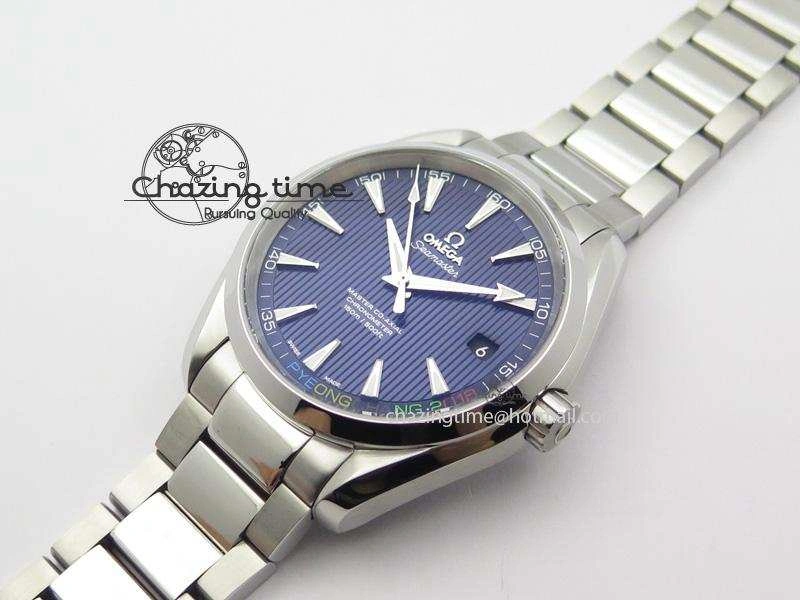 Aqua Terra ‘PyeongChang 2018’ V6F Best Edition Blue Dial On SS Bracelet A8500