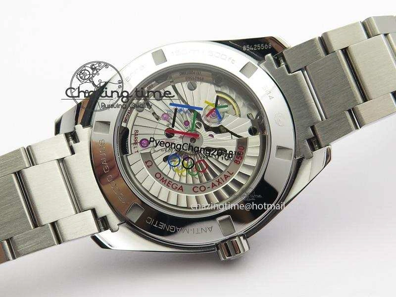 Aqua Terra ‘PyeongChang 2018’ V6F Best Edition Blue Dial On SS Bracelet A8500