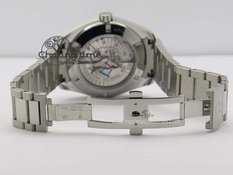 Aqua Terra ‘PyeongChang 2018’ V6F Best Edition Blue Dial On SS Bracelet A8500