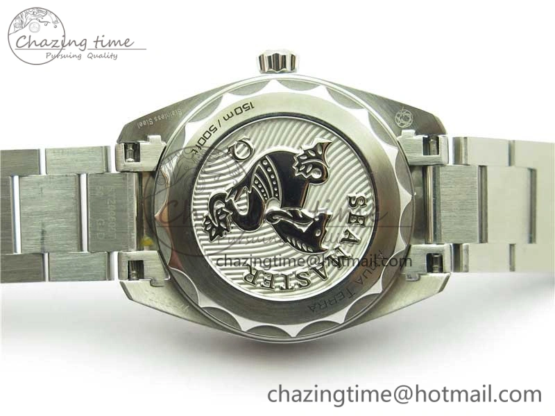 Aqua Terra Seamaster ZF 1:1 Best Edition White Dial on SS Bracelet Gen 4061