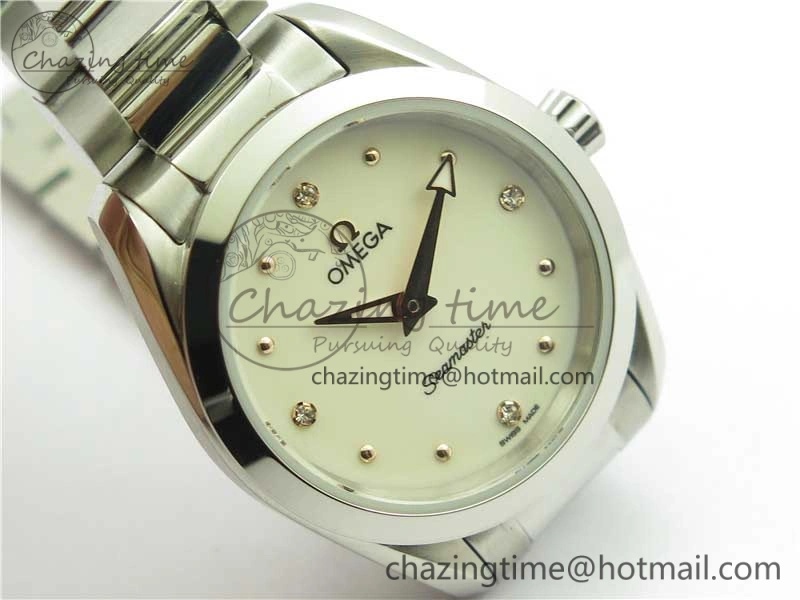 Aqua Terra Seamaster ZF 1:1 Best Edition White Dial on SS Bracelet Gen 4061