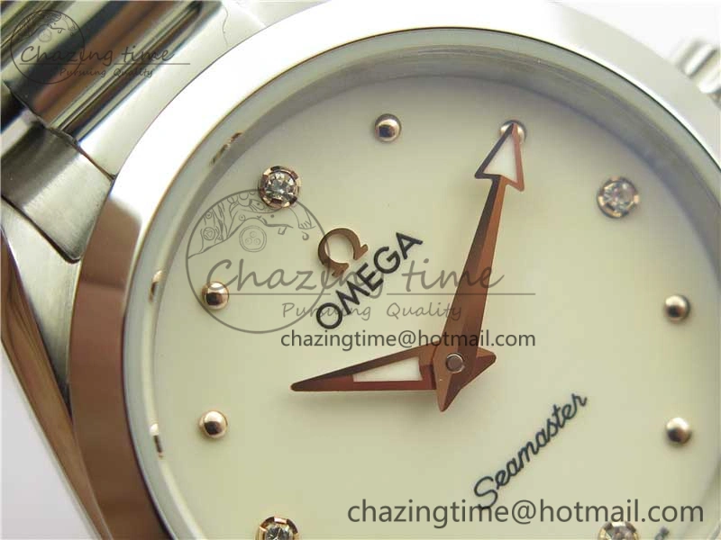 Aqua Terra Seamaster ZF 1:1 Best Edition White Dial on SS Bracelet Gen 4061