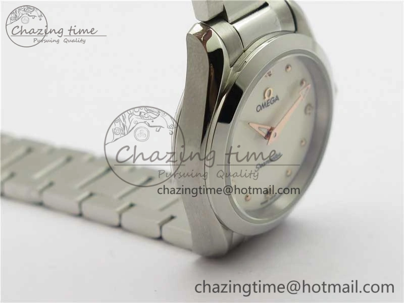 Aqua Terra Seamaster ZF 1:1 Best Edition White Dial on SS Bracelet Gen 4061