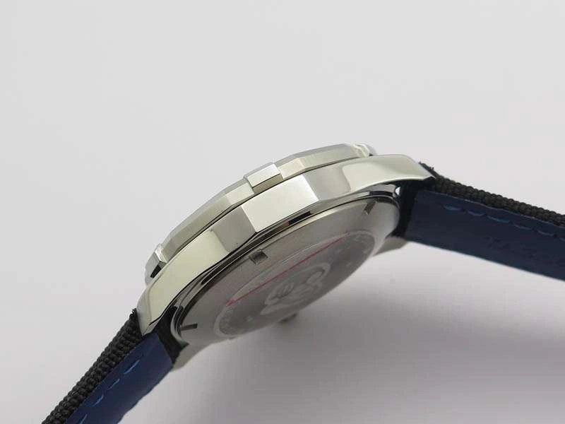 AquaRacer Calibre 5 SS Blue Ceramic Bezel V6F 1:1 Best Edition Black Dial On Black Nylon Strap A2824