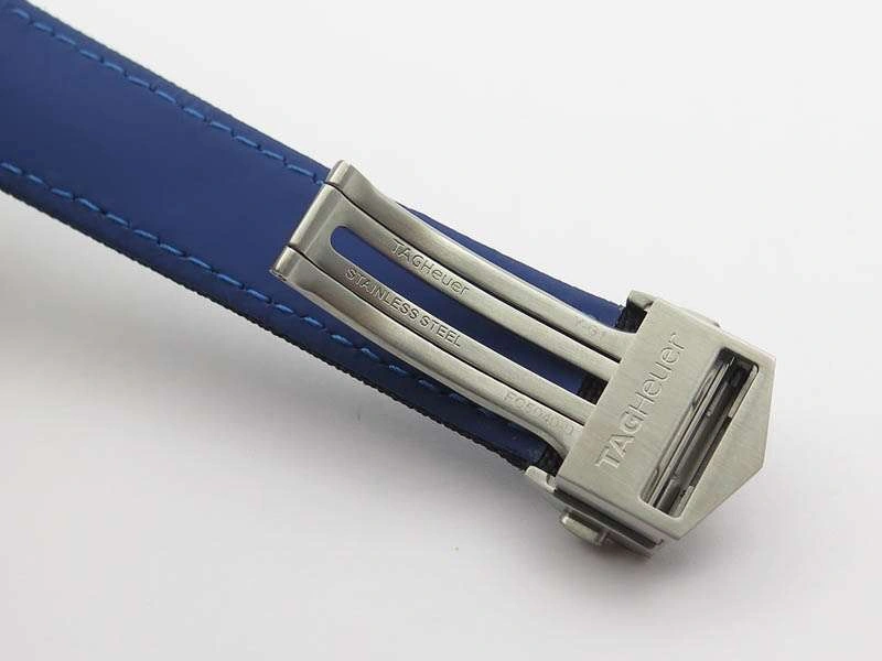 AquaRacer Calibre 5 SS Blue Ceramic Bezel V6F 1:1 Best Edition Black Dial On Black Nylon Strap A2824
