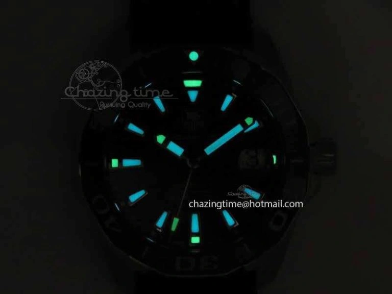 AquaRacer Calibre 5 SS V6F Best Edition Black Dial Ceramic Bezel On Nylon Strap A2824