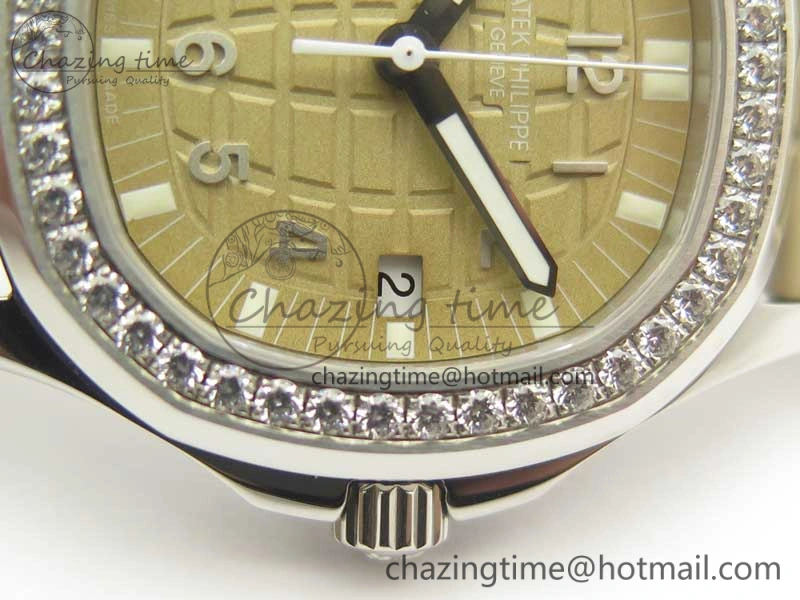 Aquanaut 5067A Beige JJF 1:1 Best Edition Beige Textured Dial on Beige Rubber Strap AE23