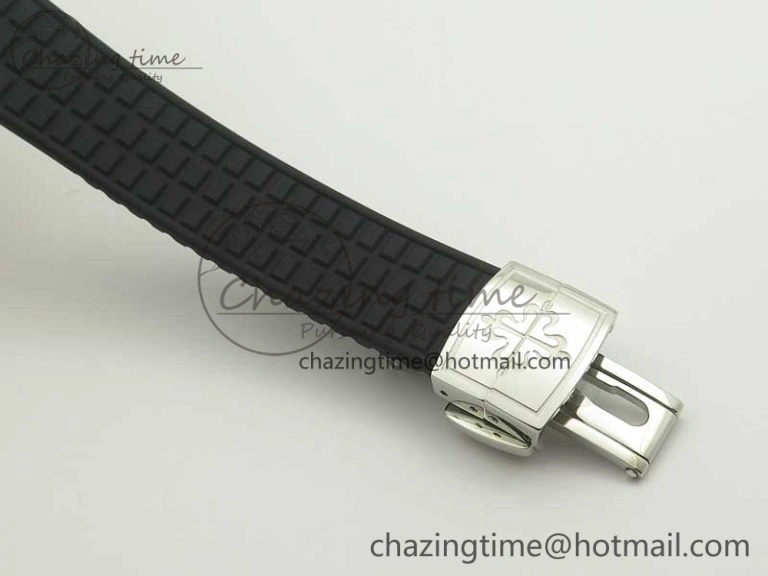 Aquanaut 5067A Black JJF 1:1 Best Edition Black Textured Dial on Black Rubber Strap AE23