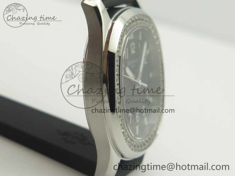 Aquanaut 5067A Black JJF 1:1 Best Edition Black Textured Dial on Black Rubber Strap AE23