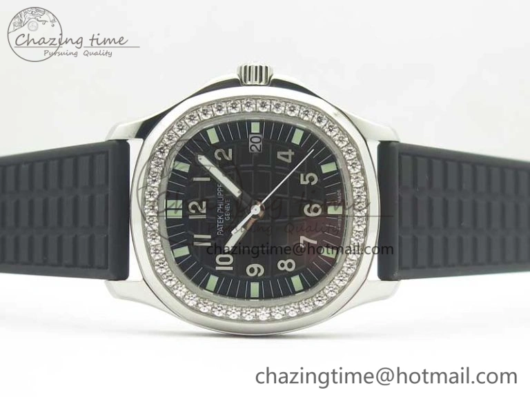 Aquanaut 5067A Black JJF 1:1 Best Edition Black Textured Dial on Black Rubber Strap AE23