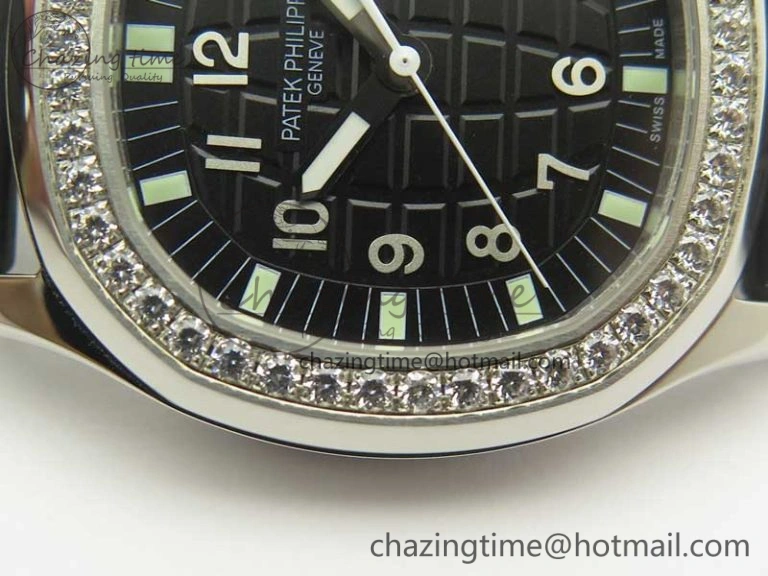 Aquanaut 5067A Black JJF 1:1 Best Edition Black Textured Dial on Black Rubber Strap AE23