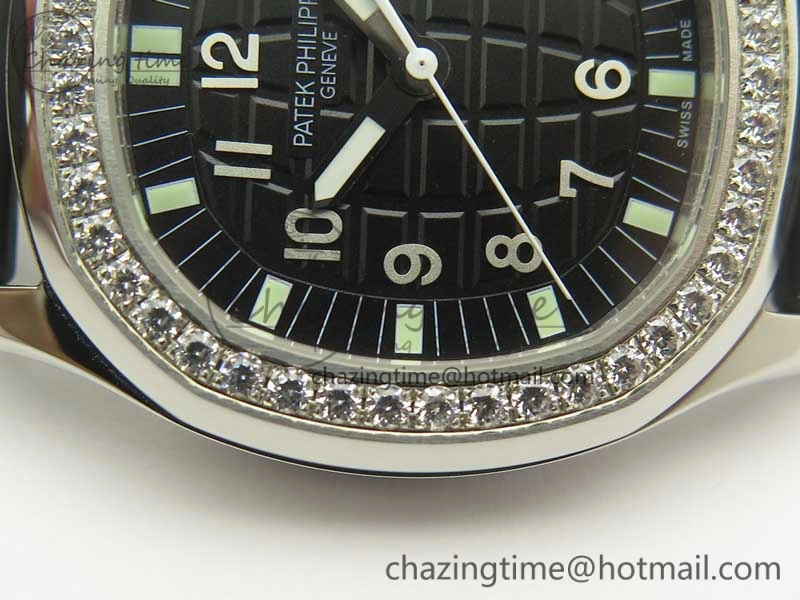 Aquanaut 5067A Black JJF 1:1 Best Edition Black Textured Dial on Black Rubber Strap AE23