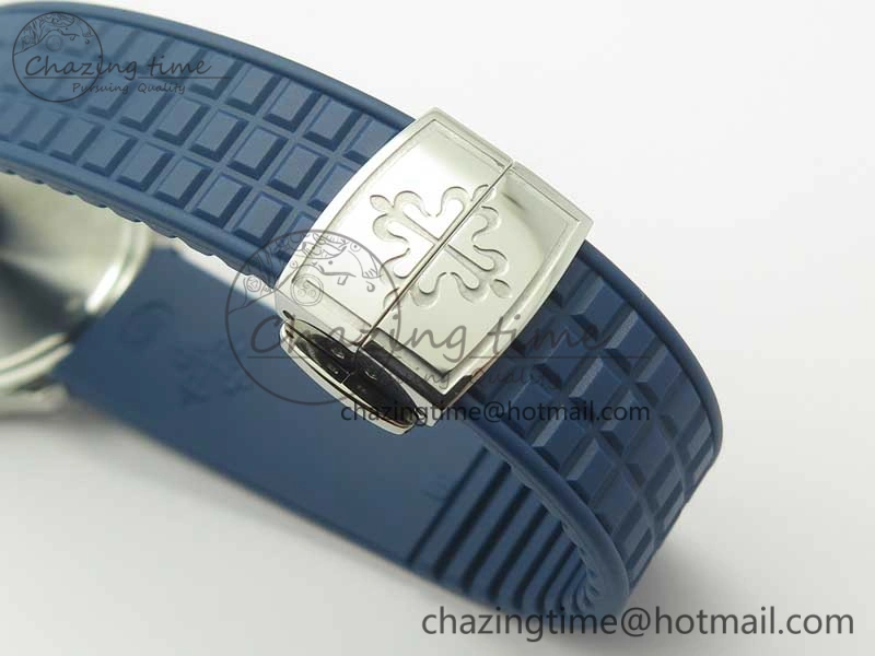Aquanaut 5067A Blue JJF 1:1 Best Edition Blue Textured Dial on Blue Rubber Strap AE23