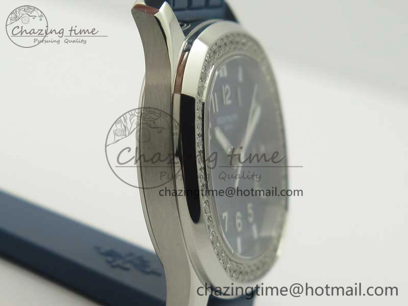 Aquanaut 5067A Blue JJF 1:1 Best Edition Blue Textured Dial on Blue Rubber Strap AE23