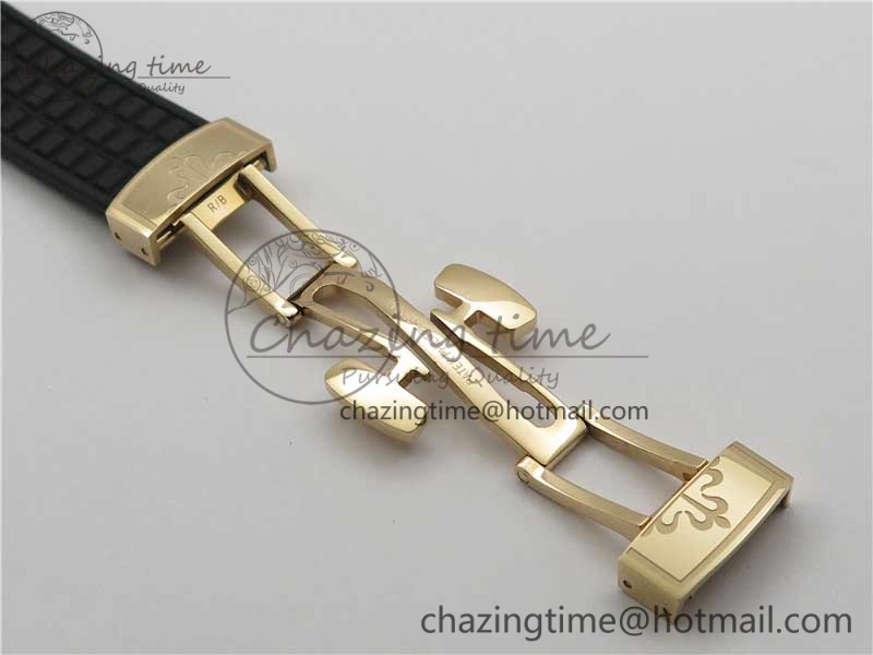 Aquanaut 5067A RG PPF 1:1 Best Edition Black Textured Dial on Black Rubber Strap AE23 (Free Box)