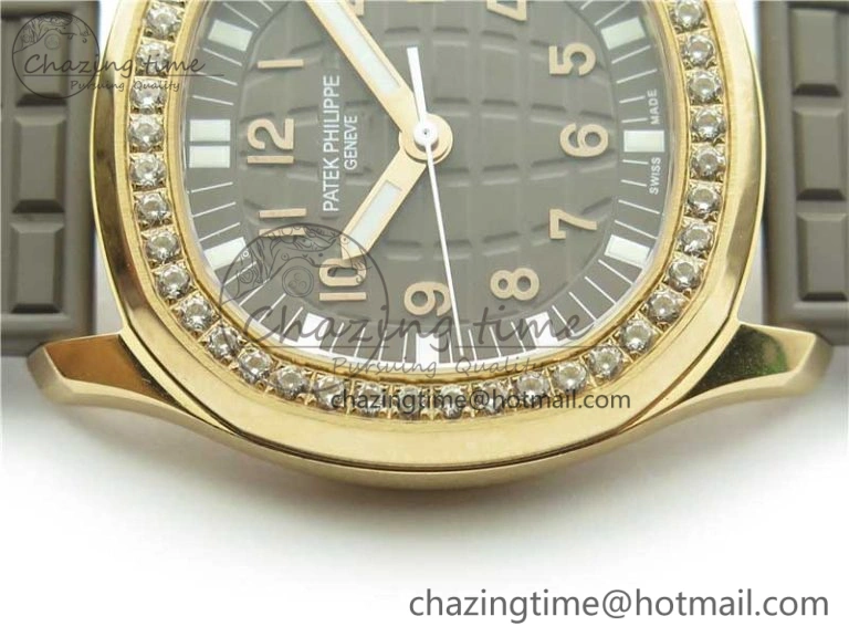 Aquanaut 5067A RG PPF 1:1 Best Edition Brown Textured Dial on Brown Rubber Strap AE23 (Free Box)