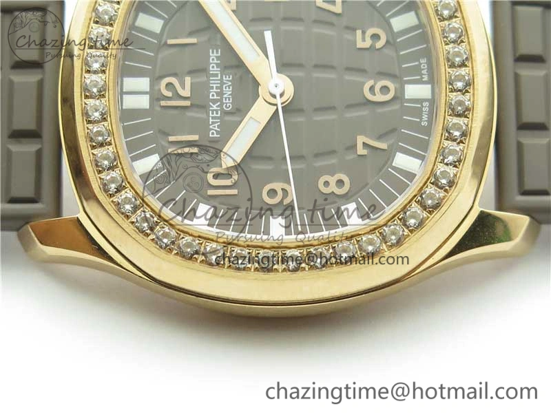 Aquanaut 5067A RG PPF 1:1 Best Edition Brown Textured Dial on Brown Rubber Strap AE23 (Free Box)